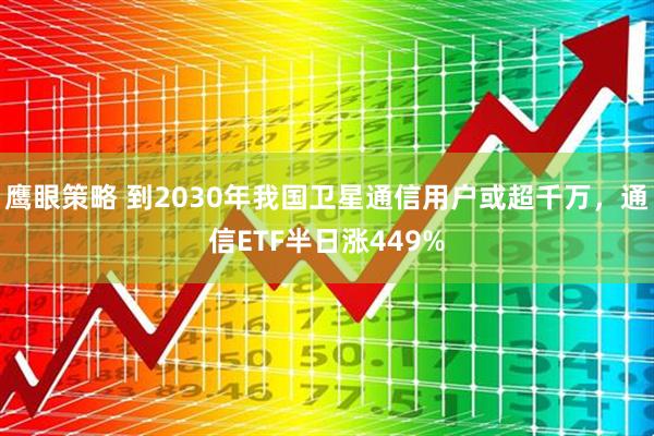 鹰眼策略 到2030年我国卫星通信用户或超千万，通信ETF半日涨449%