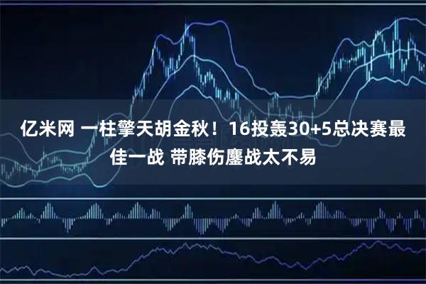 亿米网 一柱擎天胡金秋!16投轰30+5总决赛最佳一战 带膝伤鏖战太不易